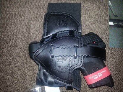 Ruger LC9s Leather Leg Holster